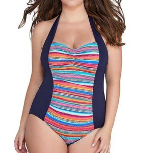 Anne Cole Plus Size One-Piece Swimsuit 20W